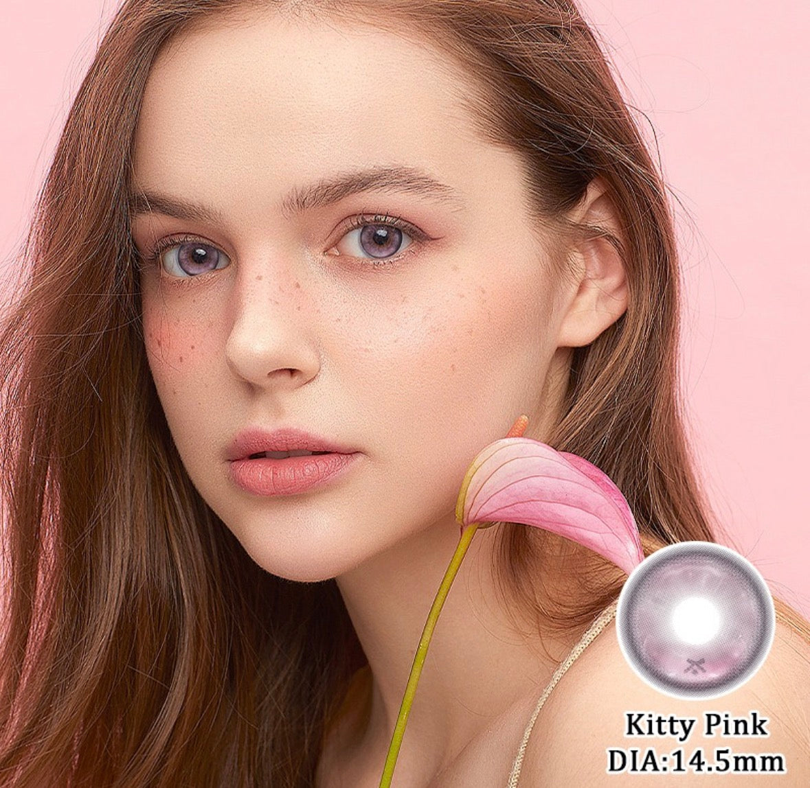 Lentille Cosplay Annuel Kitty Pink 💕🐾