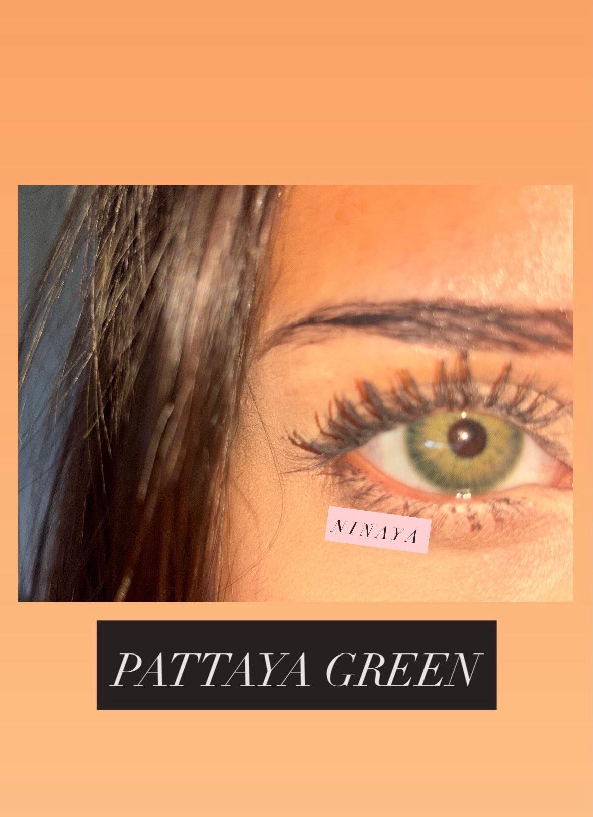 Lentilles cosmétique annuel - pattaya Green