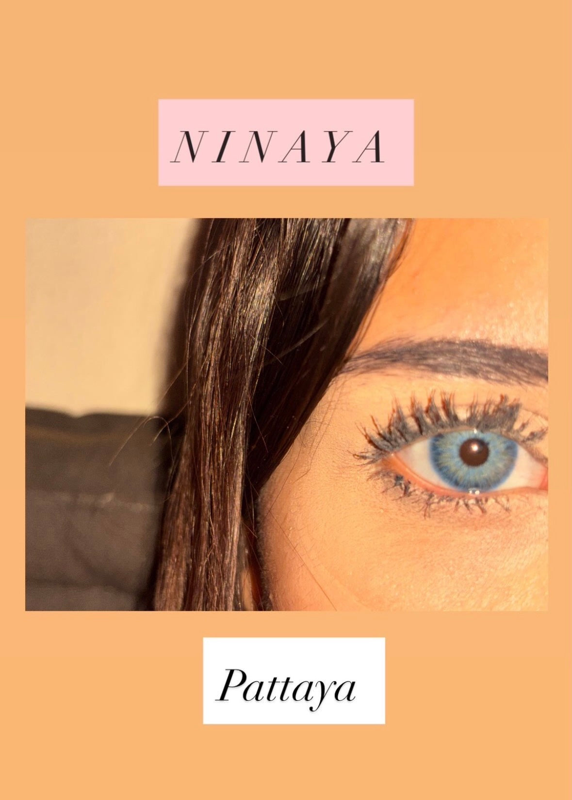 Lentille cosmétique annuel - pattaya blue