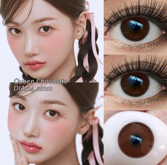 Lentille annuel cosmétique     Queen chocolate 🍫