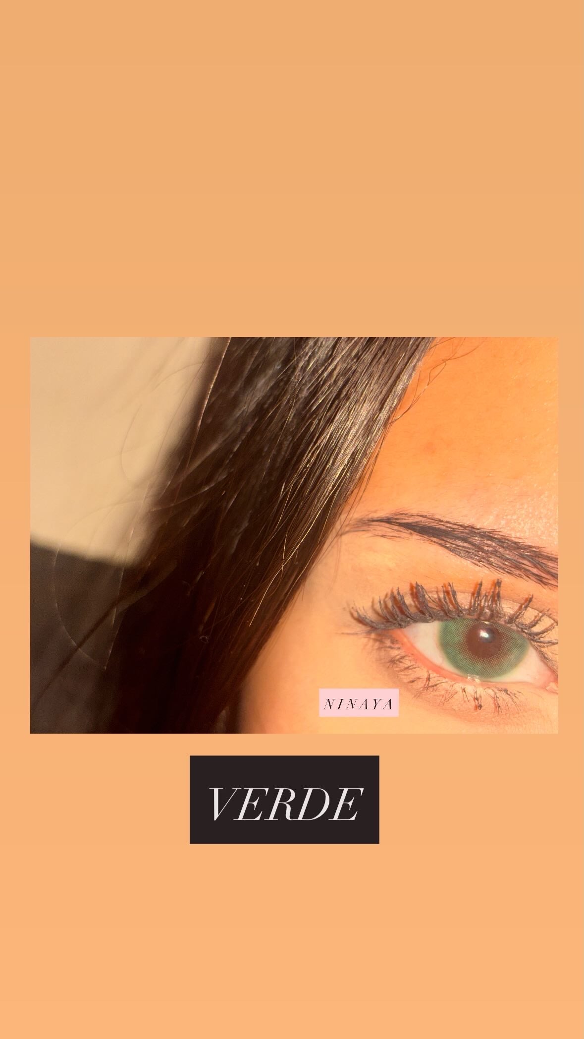 Lentille cosmétique annuel - hidrocor verde