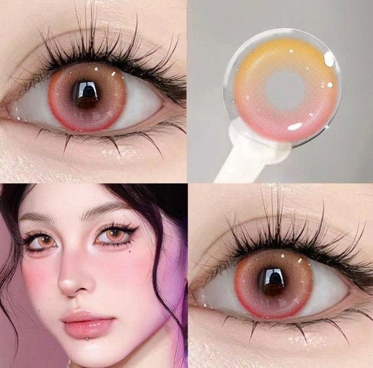 Lentille Cosplay Annuel                       Strawberry Orange 🍓🍊