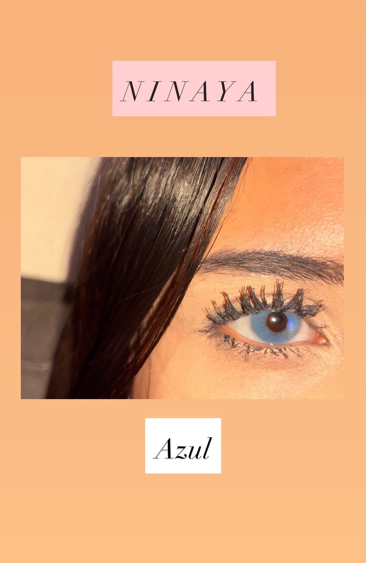 Lentilles annuel cosmétique - hidrocor Azul