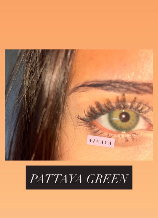 Lentilles cosmétique annuel - pattaya Green