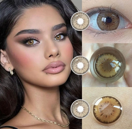 Lentille cosmétique - annuel mocha brown 🥮