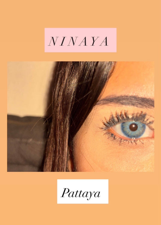 Lentille cosmétique annuel - pattaya blue