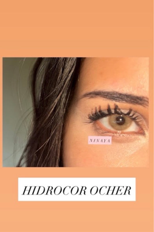 Lentille annuel cosmétique - hidrocor Ocher